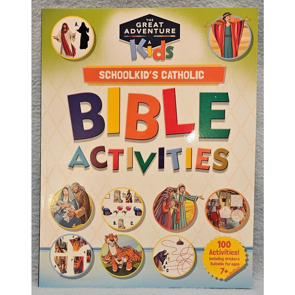 Schoolkid’s Catholic Bible Activities – Illustrated (2020, New)